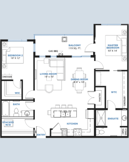 Unit g floorplan